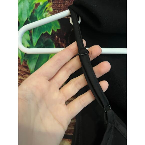 Sam Edelman Turtleneck Sweater with Slip Dress Midi Homecoming Prom Black Sz 0 - Picture 6 of 7